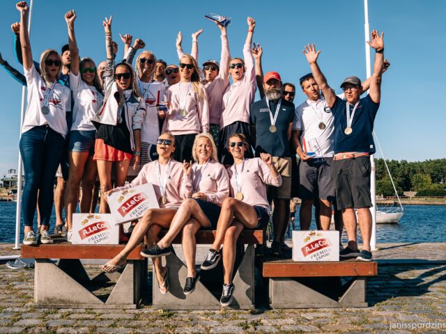 Muhu Väina regatilt kolm poodiumikohta