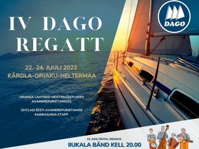IV DAGO REGATT juba 19 päeva pärast!