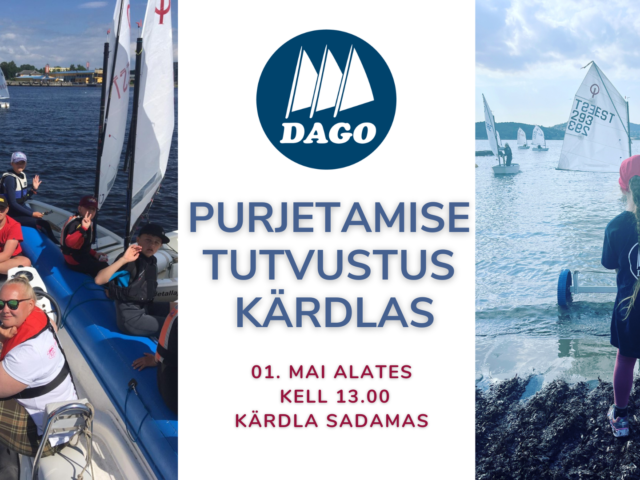 1. mail avame navigatsoonihooaja. Toimub purjetamise tutvustuspäev ja vanade kalade regatt Kärdlas